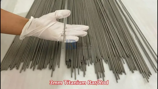 Barra in titanio ASTM F136 Ti6al4V Eli